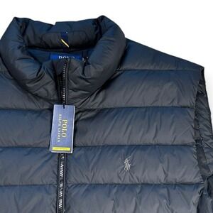 Polo Ralph Lauren Mens Colden Packable Down Vest Black 3XLT Big & Tall New